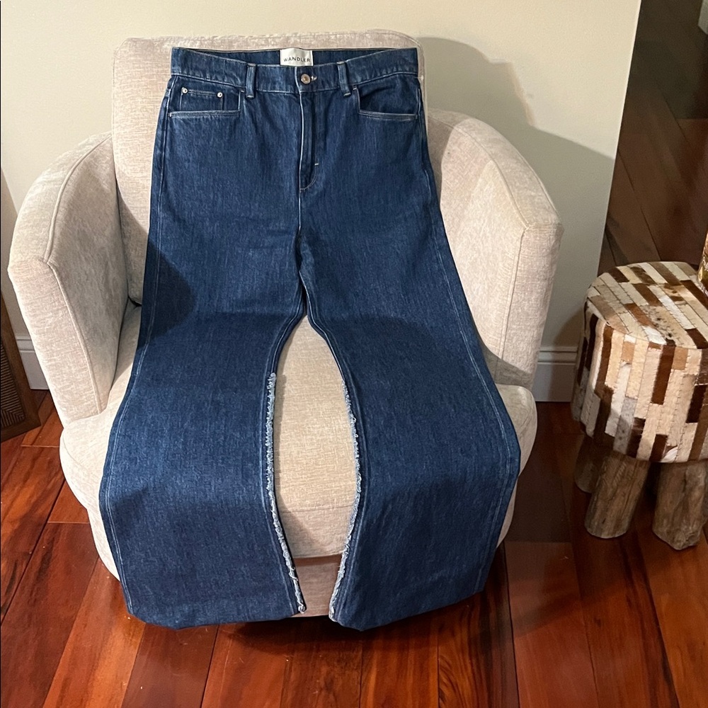 Wandler Deep Blue dausy flare jeans suze 29